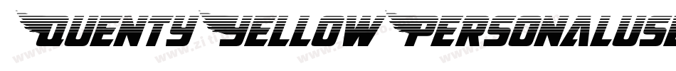 QuentyYellowPersonalused-3z9K8字体转换