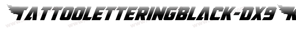 Tattooletteringblack-dx9K字体转换