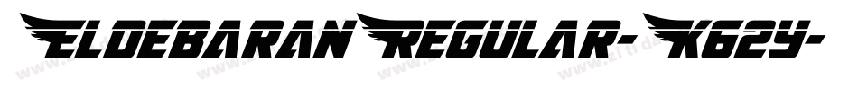 EldebaranRegular-K62y字体转换