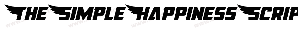 TheSimpleHappinessScript-rg2Wp字体转换 TheSimpleHappinessScript-rg2Wp字体转换