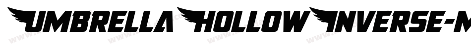 UmbrellaHollowInverse-mL1wP字体转换
