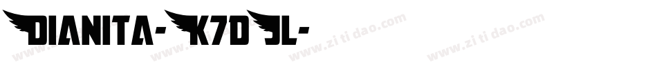 Dianita-K7dJl字体转换