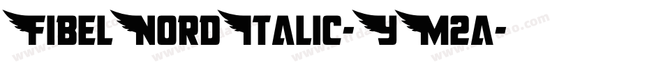 FibelNordItalic-YM2a字体转换