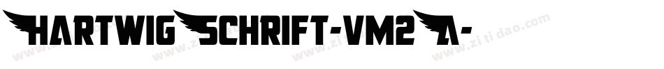 HartwigSchrift-vm2A字体转换