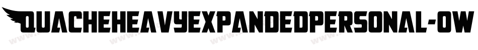 Quacheheavyexpandedpersonal-owX2a字体转换