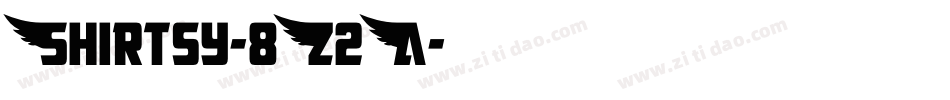 Shirtsy-8Z2A字体转换