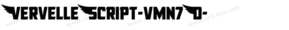 VervelleScript-vmn7D字体转换