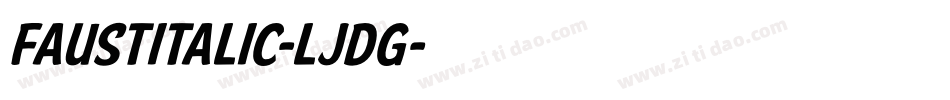 Faustitalic-LJdG字体转换