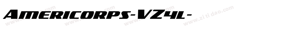 Americorps-VZ4l字体转换