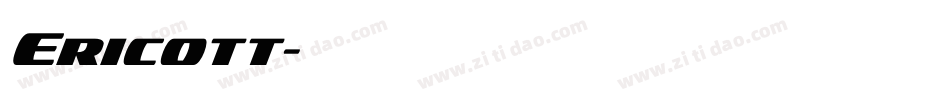 Ericott字体转换