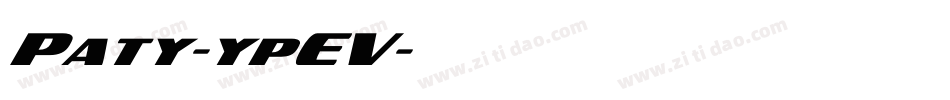 Paty-ypEV字体转换