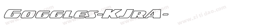 Goggles-KJrA字体转换