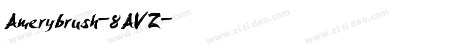 Amerybrush-8AVZ字体转换