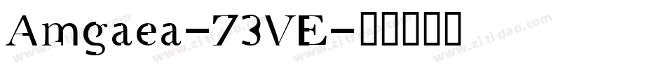 Amgaea-73VE字体转换
