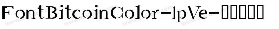 FontBitcoinColor-1pVe字体转换