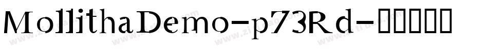 MollithaDemo-p73Rd字体转换