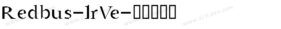 Redbus-lrVe字体转换