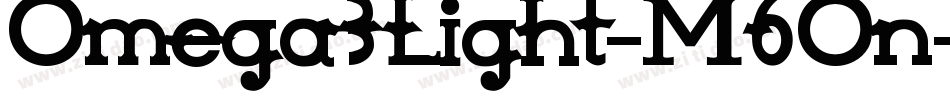 Omega3Light-M6On字体转换