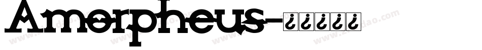 Amorpheus字体转换