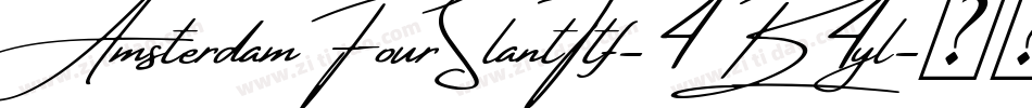 AmsterdamFourSlantTtf-4B4yl字体转换