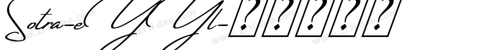 Sotra-eYYl字体转换