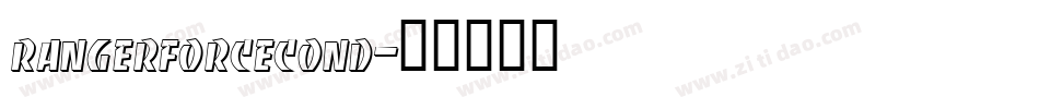 rangerforcecond字体转换