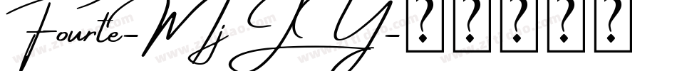 Fourte-MjJY字体转换