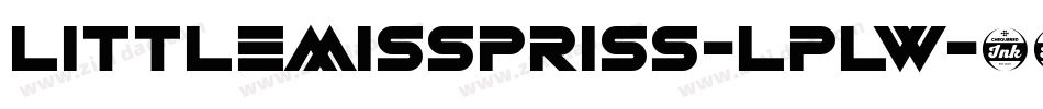 Littlemisspriss-LPlW字体转换