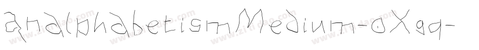 AnalphabetismMedium-oXgq字体转换