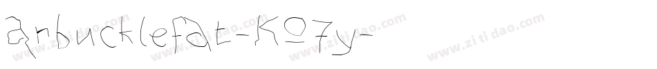 Arbucklefat-KO7y字体转换