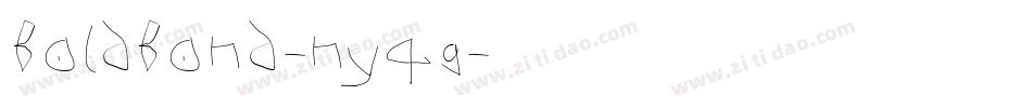 BoldBond-ny4g字体转换