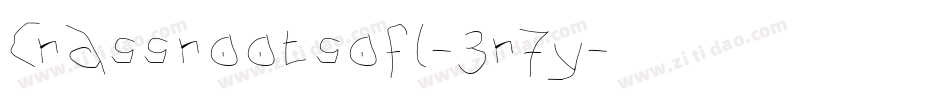 Crassrootsofl-3r7y字体转换
