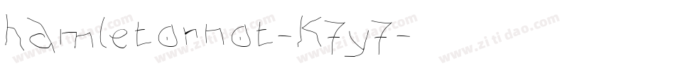 Hamletornot-K7y7字体转换