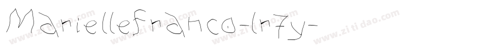 MarielleFranco-lr7y字体转换