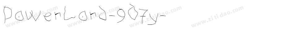 PowerLord-9D7y字体转换