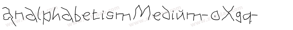 AnalphabetismMedium-oXgq字体转换