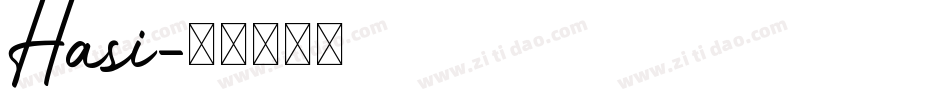Hasi字体转换