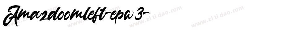 Amazdoomleft-epw3字体转换