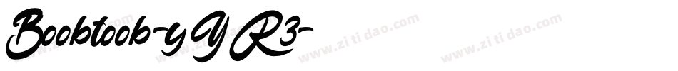 Boobtoob-yYR3字体转换