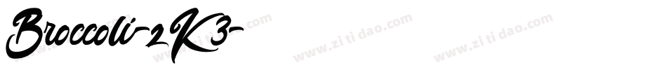 Broccoli-zK3字体转换