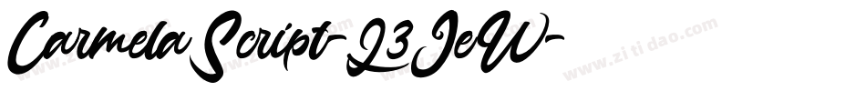 CarmelaScript-L3JeW字体转换