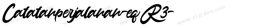 Catatanperjalanan-eqR3字体转换