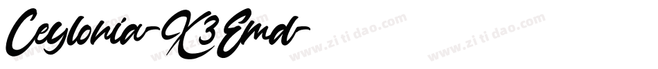 Ceylonia-X3Emd字体转换