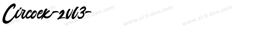 Circoex-zvl3字体转换