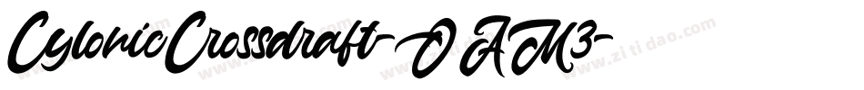 CylonicCrossdraft-OAM3字体转换