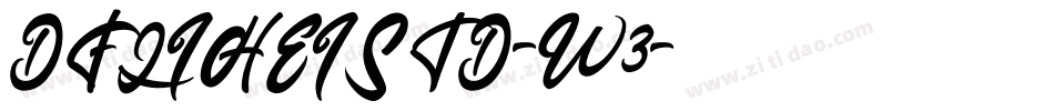 DFLIHEISTD-W3字体转换