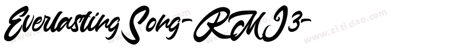 EverlastingSong-RMJ3字体转换