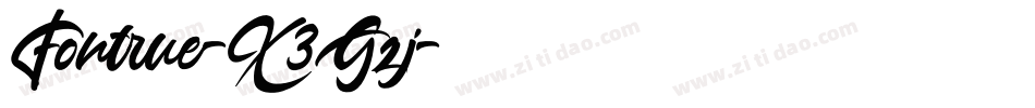 Fontrue-X3Gzj字体转换