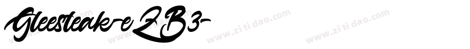 Gleesteak-eZB3字体转换