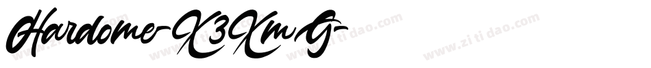 Hardome-X3XmG字体转换
